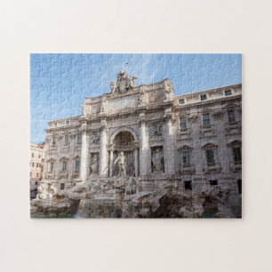 Trevi Fontän på morgonen tidigt - Rom, Italien Pussel