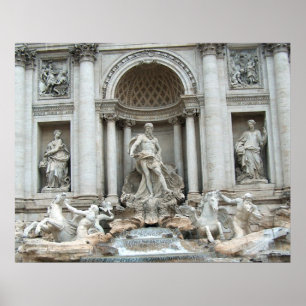 Trevi Fontän Poster