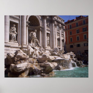 Trevi Fontän Poster