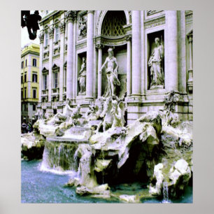 Trevi-fontän Poster