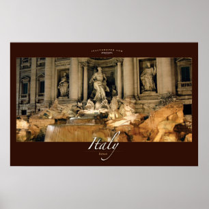 Trevi-fontän Poster