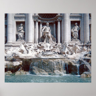 Trevi-fontän Poster