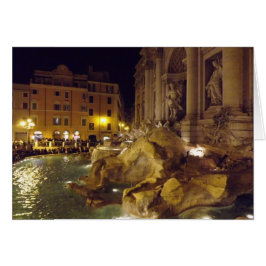 Trevi Fontän, Rom, Italien Hälsningskort