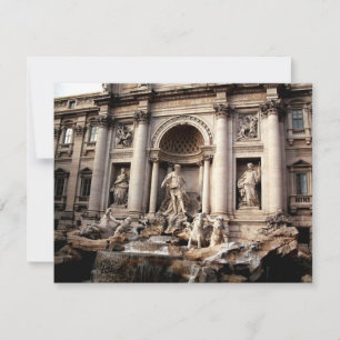 Trevi Fontän Rom Italien Travel Julkort