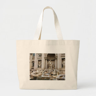Trevi Fontän Rom Italien Travel Photo Jumbo Tygkasse