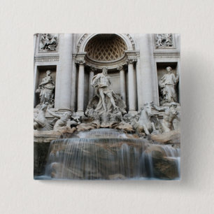 Trevi Fontän Rom Knapp
