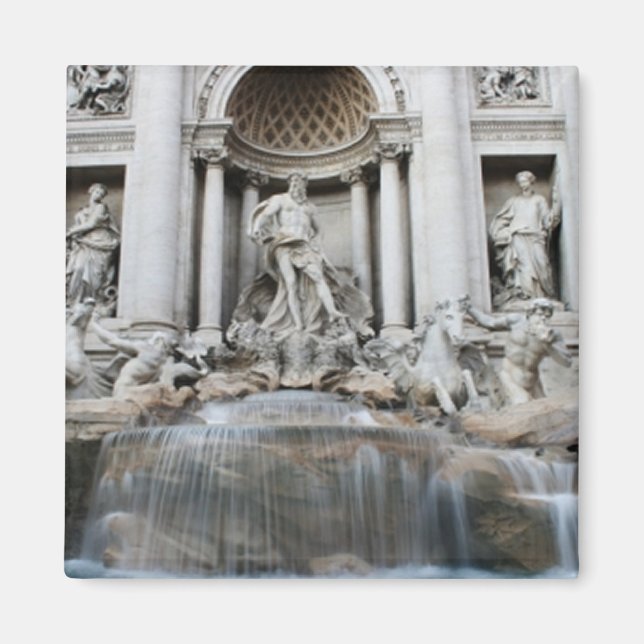 Trevi Fontän Rom Magnet (Framsidan)