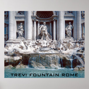 Trevi Fontän Rom Poster