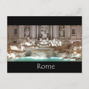 Trevi fontän - Rom Vykort