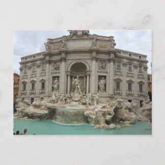 Trevi Fontän, Rom, vykort för Italien