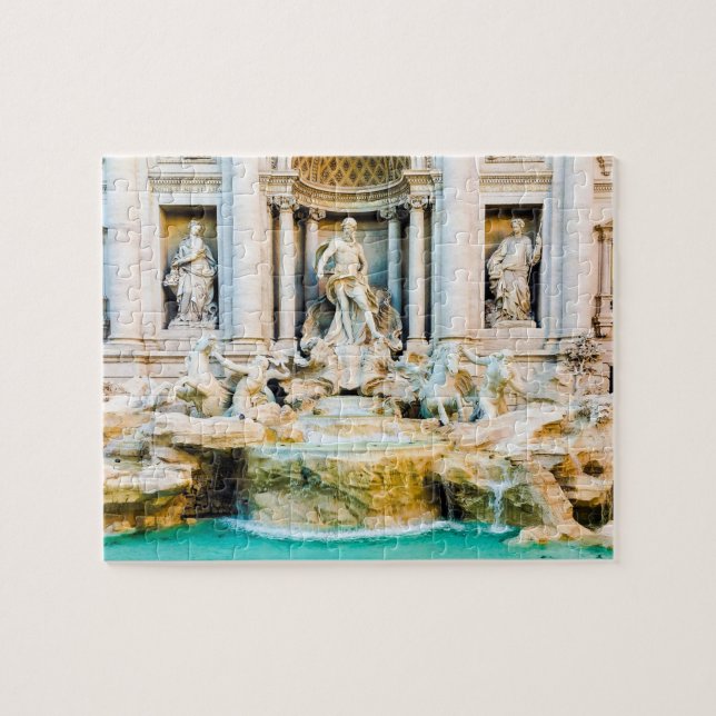 Trevi Fontän - Roma, Italien - 8x10 - 110 pcs. Pussel (Horisontell)