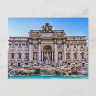Trevi fontän, Roma, Italien Vykort
