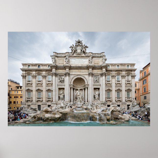trevi_fontän_rome_italien poster FRÅN 8.99 (Framsidan)