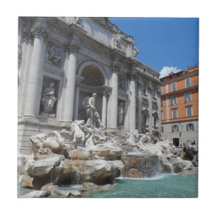 Trevi-Fontän Rome Kakelplatta