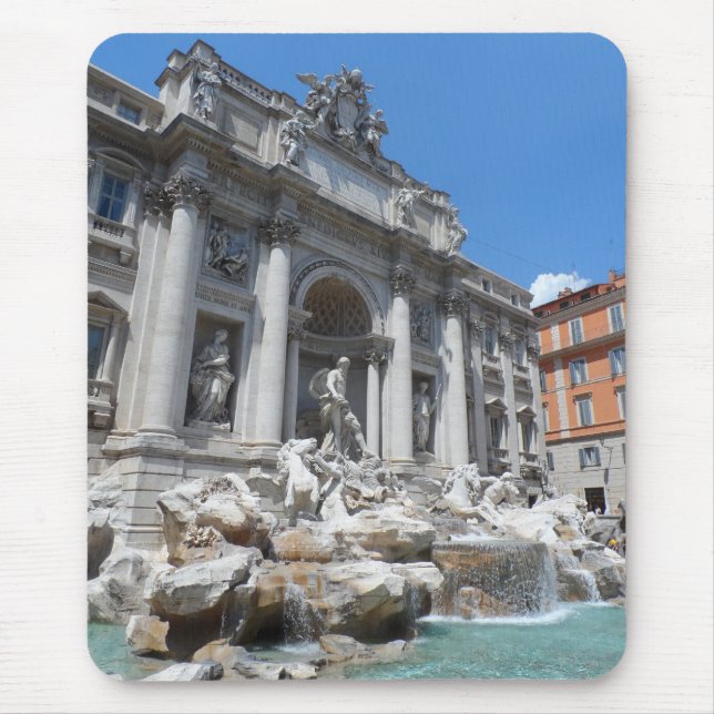 Trevi-Fontän Rome Musmatta (Framsidan)