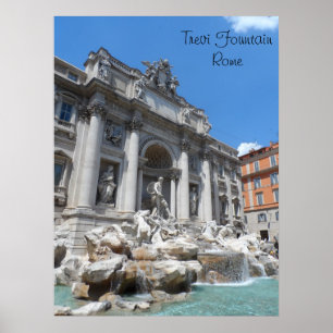 Trevi-Fontän Rome Poster