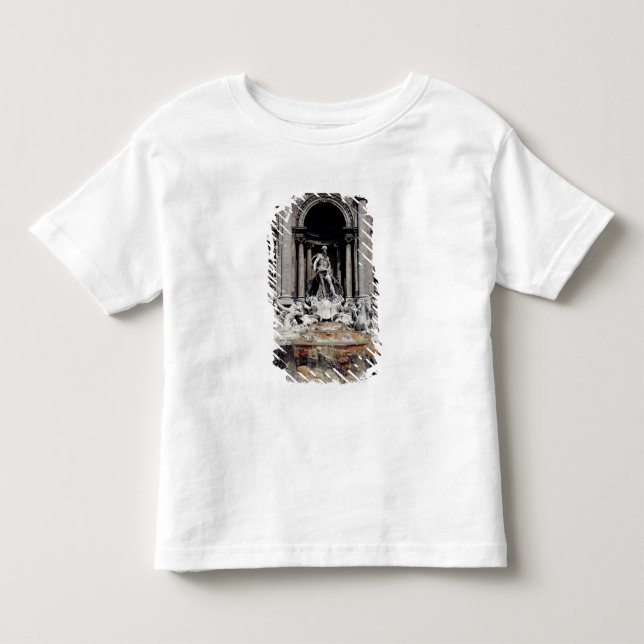 Trevi-fontän som byggas 1732-62 t shirt (Framsida)