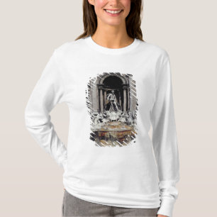 Trevi-fontän som byggas 1732-62 tee