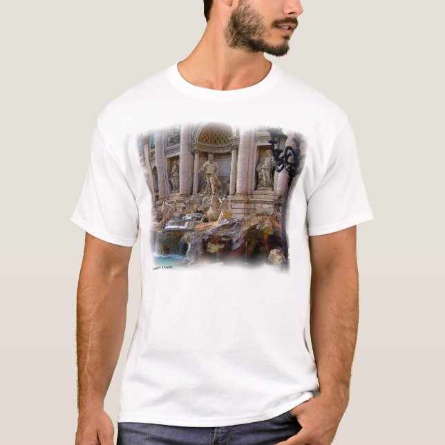 Trevi Fontän T-shirt (Framsida)