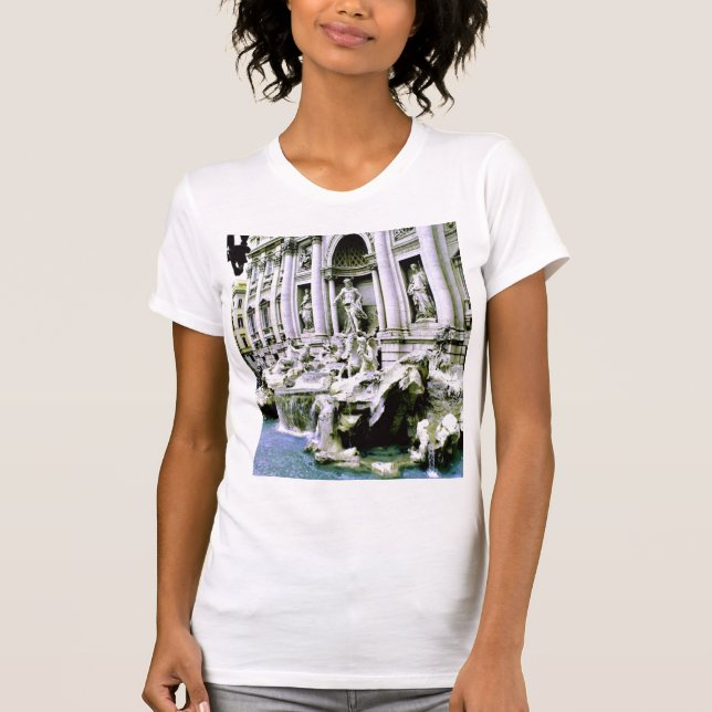 Trevi-fontän Tee Shirt (Framsida)