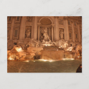 Trevi Fontän Vykort