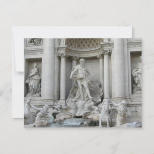 Trevi-fontänen Fontana di Trevi Rom Italien Vykort