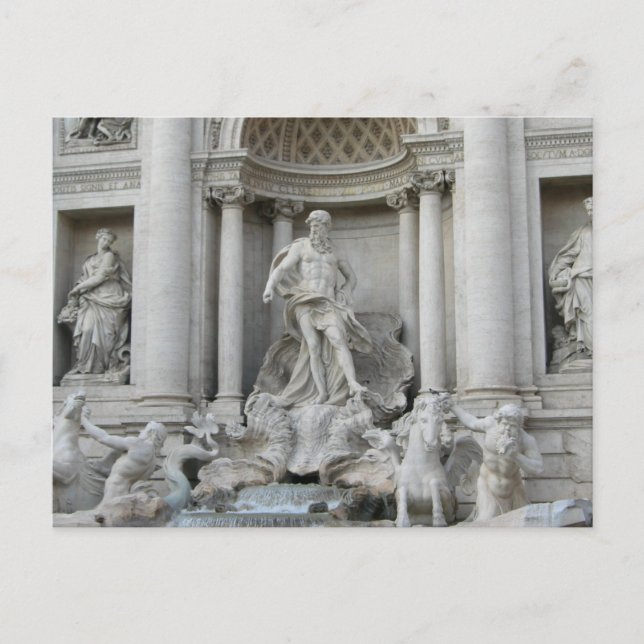 Trevi-fontänen Fontana di Trevi Rom Italien Vykort (Framsida)