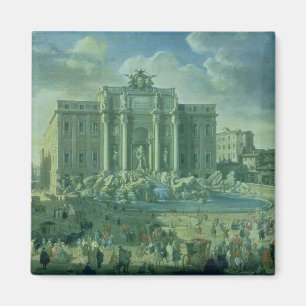 Trevi-fontänen i Rome, 1753-56 Magnet