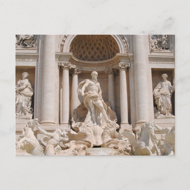 Trevi-fontänen Italien Scenisk vykort (Framsida)