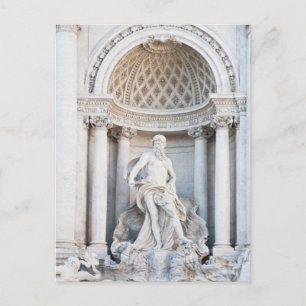 Trevi-fontänen (italienare: Fontana di Trevi) 3 Vykort