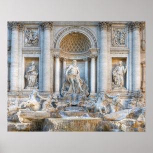 Trevi-fontänen (italienare: Fontana di Trevi) 5 Poster