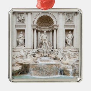 Trevi-fontänen (italienare: Fontana di Trevi) Julgransprydnad Metall