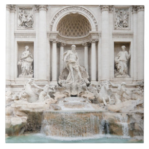 Trevi-fontänen (italienare: Fontana di Trevi) Kakelplatta