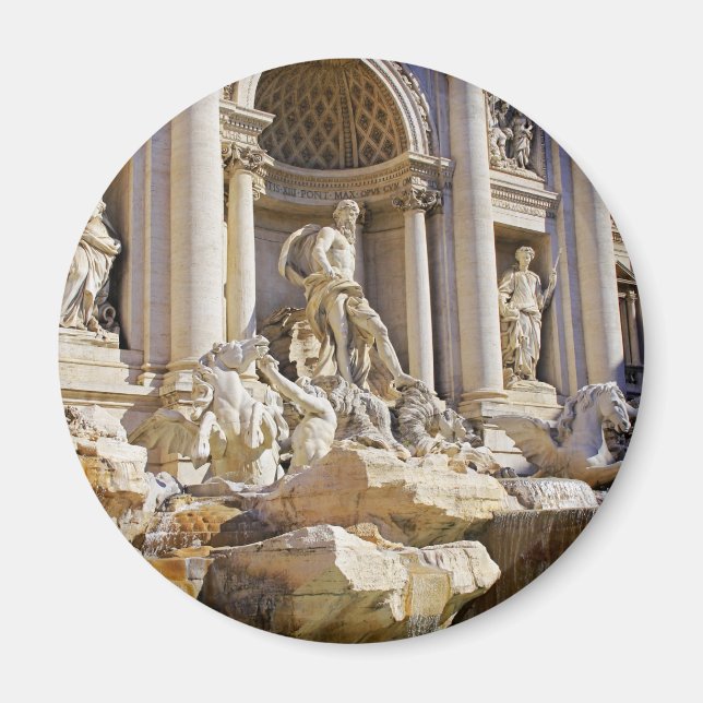 Trevi-fontänen Rom Fotografi Magnet (Framsidan)