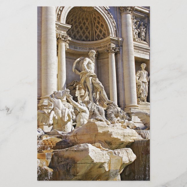 Trevi-fontänen Rom Fotografier Brevpapper (Framsida)