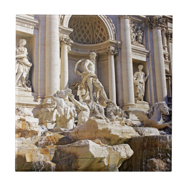 Trevi-fontänen Rom Fotografier Kakelplatta (Framsidan)