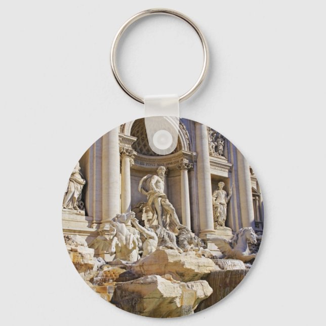 Trevi-fontänen Rom Fotografier Nyckelring (Framsida)