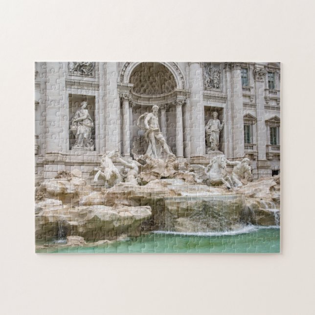 Trevi-fontänen Rom Italien   Pussel (Horisontell)