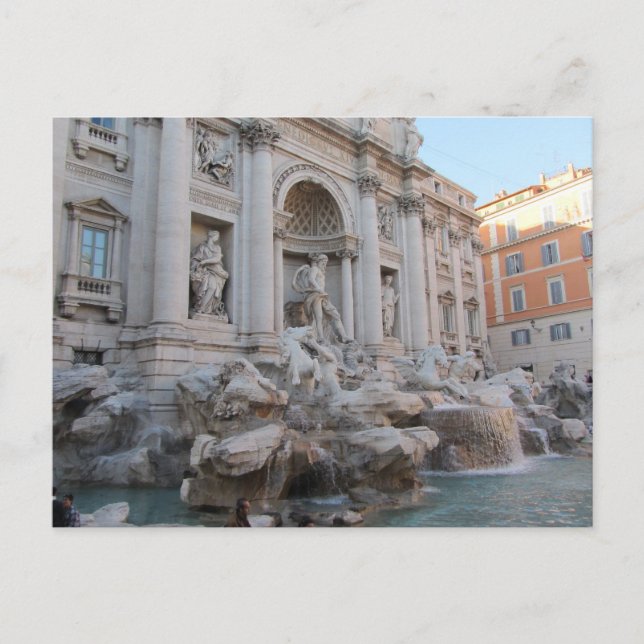 Trevi-fontänen Rom, Italien Vykort (Framsida)