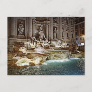 Trevi-fontänen - Rom, Italien vykort
