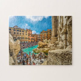 Trevi-fontänen Rom. Pussel