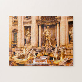 Trevi-fontänen Rom. Pussel