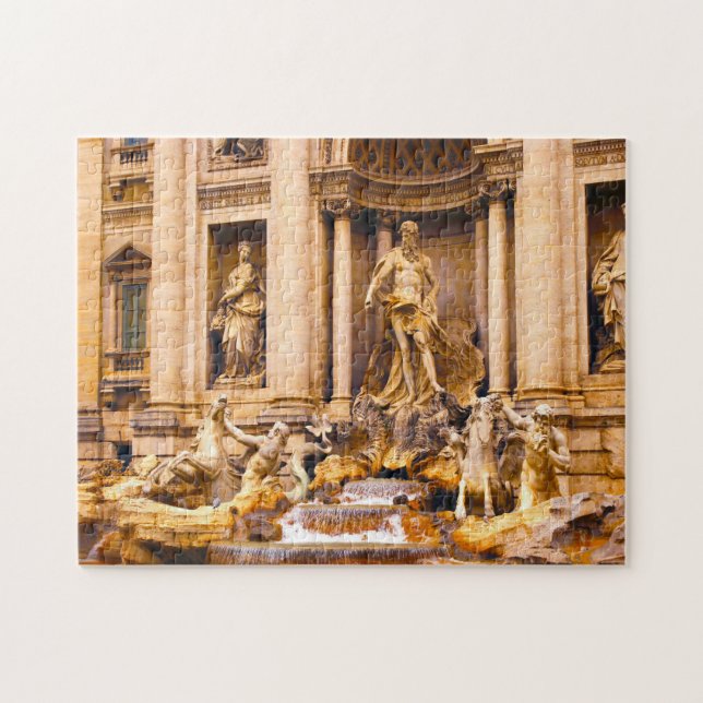 Trevi-fontänen Rom. Pussel (Horisontell)