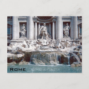 Trevi-fontänen Rom Vykort