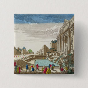 Trevi-fontänen, Rome Knapp