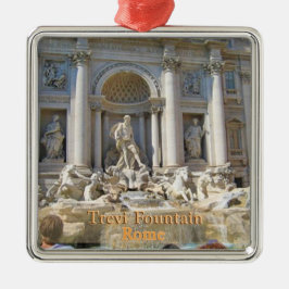 Trevi-fontänRome italien Julgransprydnad Metall