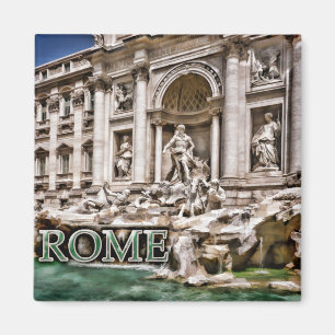 Trevi-fontänRome italien Magnet