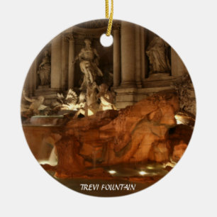 Trevi-fontänRome prydnad Julgransprydnad Keramik