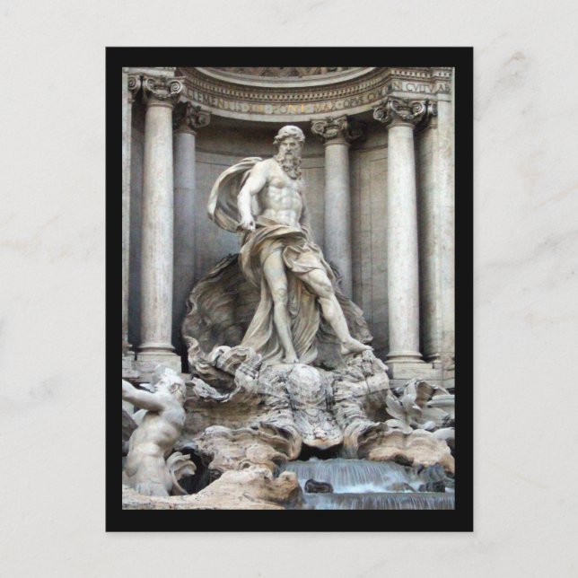 trevi rome vykort (Framsida)