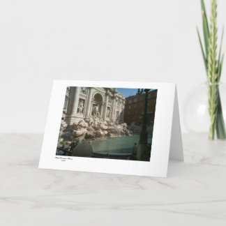 Trevi, Trevi Fontän - Rom 1762 Kort